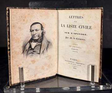 Lettres sur la liste civile et sur l'apanage. Suivi de Timon, Très humbles remontrances