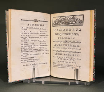 L'Amoureux de quinze ans, ou La double fête, comédie en trois actes et en prose (.)