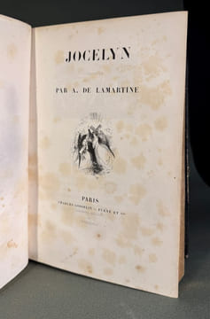 Jocelyn, épisode. Journal trouvé chez un curé de village.. Lamartine (Alphonse de)