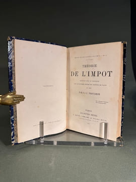 Théorie de l'impôt. Question mise au concours par le conseil d'Etat du canton de Vaud en 1860. Proudhon (P.-J.)