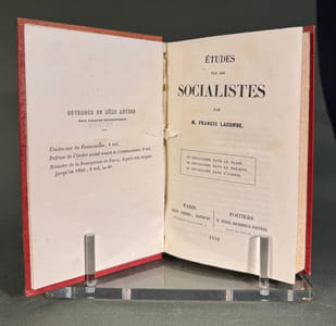 Etudes sur les Socialistes. Le socialisme dans le passé. Le socialisme dans le présent. Le socialisme dans l'avenir