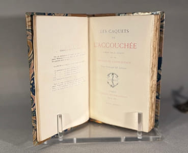 Les Caquets de l'accouchée publiés par D. Jouaust avec une préface de Louis Ulbach eaux-fortes par Ad. Lalauze.