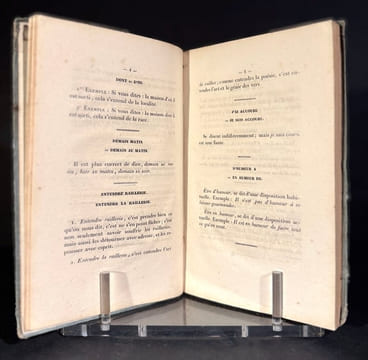 Manuel des principales difficultés de la langue française, réduites en exemples et dégagées des règles abstraites de la grammaire.. Vaumène.