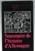 SOMMAIRE DE L'HISTOIRE D'ALLEMAGNE .. COLLECTIF