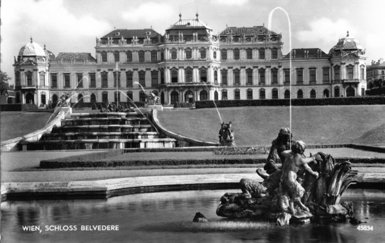 VIENNE , Schloss Belvédère .. Autriche