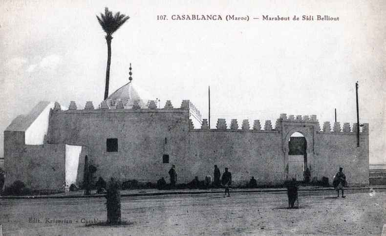 CASABLANCA , Marabout de Sidi Belliout, . Maroc