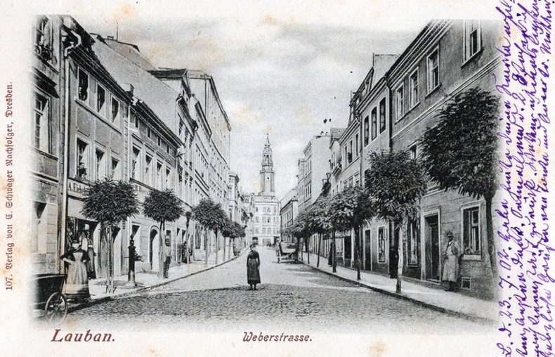 Lauban , Weberstrasse. 
