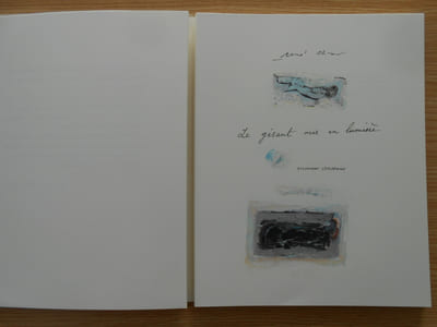Le Gisant mis en lumière poèmes de René Char illustrés par A. Galperine