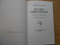 Œuvres Chréstiennes Sonnets Spirituels
