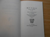 Œuvres Chréstiennes Sonnets Spirituels