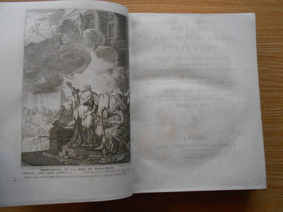 Histoire de l'Ancien et du Nouveau Testament avec des explications édifiantes tirées des Saints-Pères... Nouvelle édition 1825