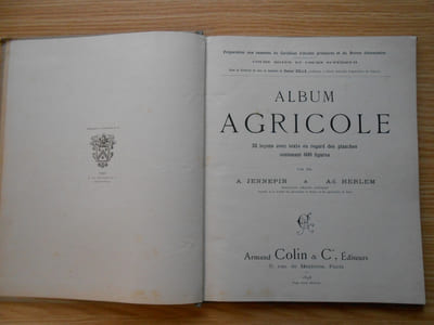Album Agricole 32 leçons avec 600 figures