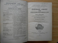 Technologie Agricole Sucrerie Meunerie, Boulangerie, Féculerie, Amidonnerie