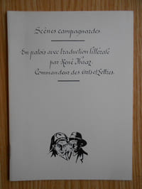 Scènes campagnarde en patois avec traduction littérale