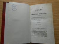 Bulletins de l'Académie des Sciences Belles-Lettres et Arts de Besançon