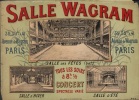 SALLE WAGRAM. 39, 39 bis & 41 Avenue de Wagram. Tous les soirs à 8h. 1/2 Concert Spectacle varié.-. [AFFICHETTE PUBLICITAIRE].-