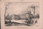 Château de Frasne appartenant à Mr de Magnoncourt. Lithographie d'Aubert d'après le dessin de A. Durand.-. [HAUTE-SAONE].-