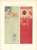 Planche tirée du Journal de la Décoration présentant 2 projets d'affiches.-. LANG Josef- Adolf (1873 - 1936).-