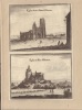 Eglise Nostre Dame de Tonnerre et Eglise St. Pierre de Tonnerre. Deux vues sur la même gravure du XVIIe, sans doute de Johan Peeters, issues de ...
