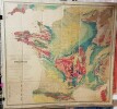 Carte Géologique de la France à l'échelle du millionième. Exécutée en utilisant les documents publiés par les Services de la carte géologique ...