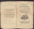 L'École de la Mignature ou l'Art d'apprendre à peindre sans maître, et les Secrets pour fare les plus belles Couleurs.-. [BOUTET Claude].-