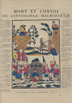 Mort et Convoi de l'invincible Malborough.-. ÉPINAL. PELLERIN.-