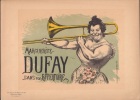Affiche Marguerite Dufay dans son répertoire. (Marguerite Dufay jouant du trombone à coulisse).-. ANQUETIN Louis Émile (Étrepagny 1861 - Paris 1932).-