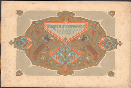 Catalogue du Bon Marché, Tapis d'Orient, Ameublement, Étoffes anciennes.-