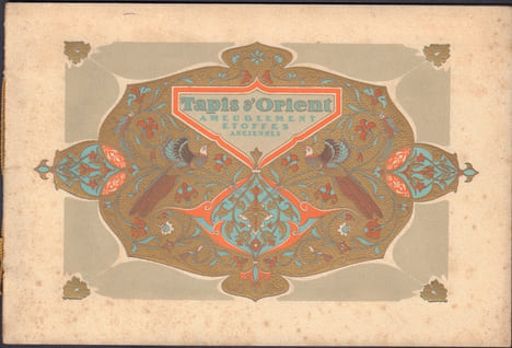Catalogue du Bon Marché, Tapis d'Orient, Ameublement, Étoffes anciennes.-. BOUCICAUT Aristide.-
