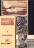 5 documents dont 3 cartes d'invitation à ses expositions à la Galerie Roche d'Avignon, datées 1923, 1924 et 1927, une carte de visite et un dépliant ...