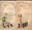Deux Menus du Banquet Annuel du 7 Décembre 1902.-. [GASTRONOMIE]. CERCLE DU PÉROU.-