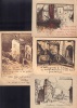 4 cartes d'invitation à ses expositions à la Galerie Roche d'Avignon, deux datées 1924 et 1925, les autres sont de la même époque.-. VIDAL Gustave ...