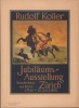 Affiche Jubiläums Ausstellung Künsilerhaus und BÖrse Zurich 1 Mai - 12 Juni 1898.-. KOLLER Rudolf.-