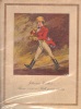 Affichette en couleurs représentant un dandy marchant d'un air décidé. Johnnie Walker born 1820 - Still going strong. WHISKY. JOHNNIE WALKER.-