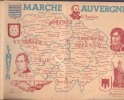 Cartes des Provinces accompagnées d'illustrations par R. Dizian. Vendu pour la reconstruction d'une école de France détruite par la guerre - Ecole du ...