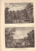 1. Vue du cours d'Amiens, appel&eacute; Lautoy. 2. Vue des environs d'Amiens prise de la borne de Camons le jour de la F&ecirc;te dite la Chasse aux Cignes.-. ...