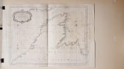 Carte r&eacute;duite de la Partie Septentrionale de l'Isle de Terre Neuve Dress&eacute;e au Bureau des Cartes et Plans de la Marine par ordre de M. le Duc de ...