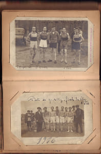 Carnet de photos de marches ayant appartenu à Charles DUJARDIN.-