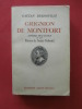 Grignion de Monfort, apôtre de l'école et les frères de Saint Gabriel. Gaëtan Bernoville