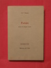 Poèsies. C.F. Ramuz