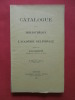 Catalogue de la bibliothèque de l'académie delphinale. Alfred Hardouin