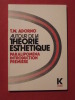 Autour de la théorie esthétique, paralipomena, introduction première. T. W. Adorno