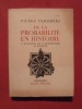 De la probabilité en histoire, l'exemple de l'expédition d'Egypte. Pierre Vendryès