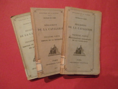 Règlement de la cavalerie, 3 tomes