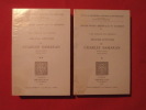 Une longue vie d'érudit, recueil d'études de Charles Samaran, 2 tomes. Charles Samaran