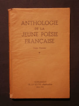 Anthologie de la jeune poésie française, tome 1. collectif