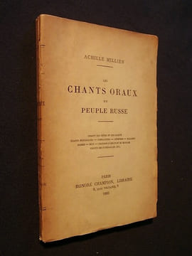 Les chants oraux du peuple russe. Achille Millien