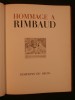Hommage à Rimbaud. Rimbaud