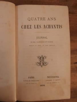 Quatre ans chez les Achantis, journal. M. Ramseyer, M. Kuhne