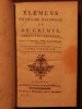 Elémens d'histoire naturelle et de chimie, 5 volumes. Antoine François Fourcroy